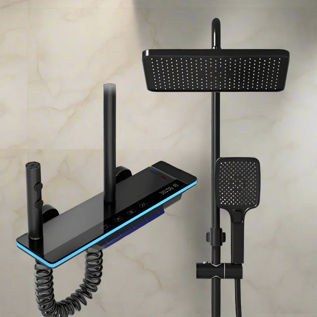 Sara luksuzni LED tuš sustav s digitalnim zaslonom i termostatom