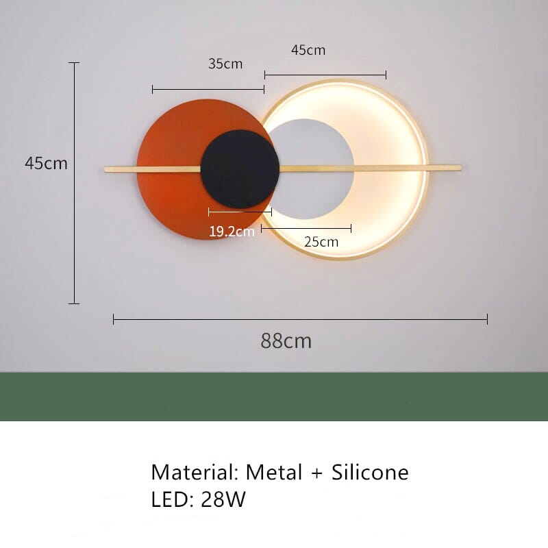 Oliviya konstnärliga vägglampor