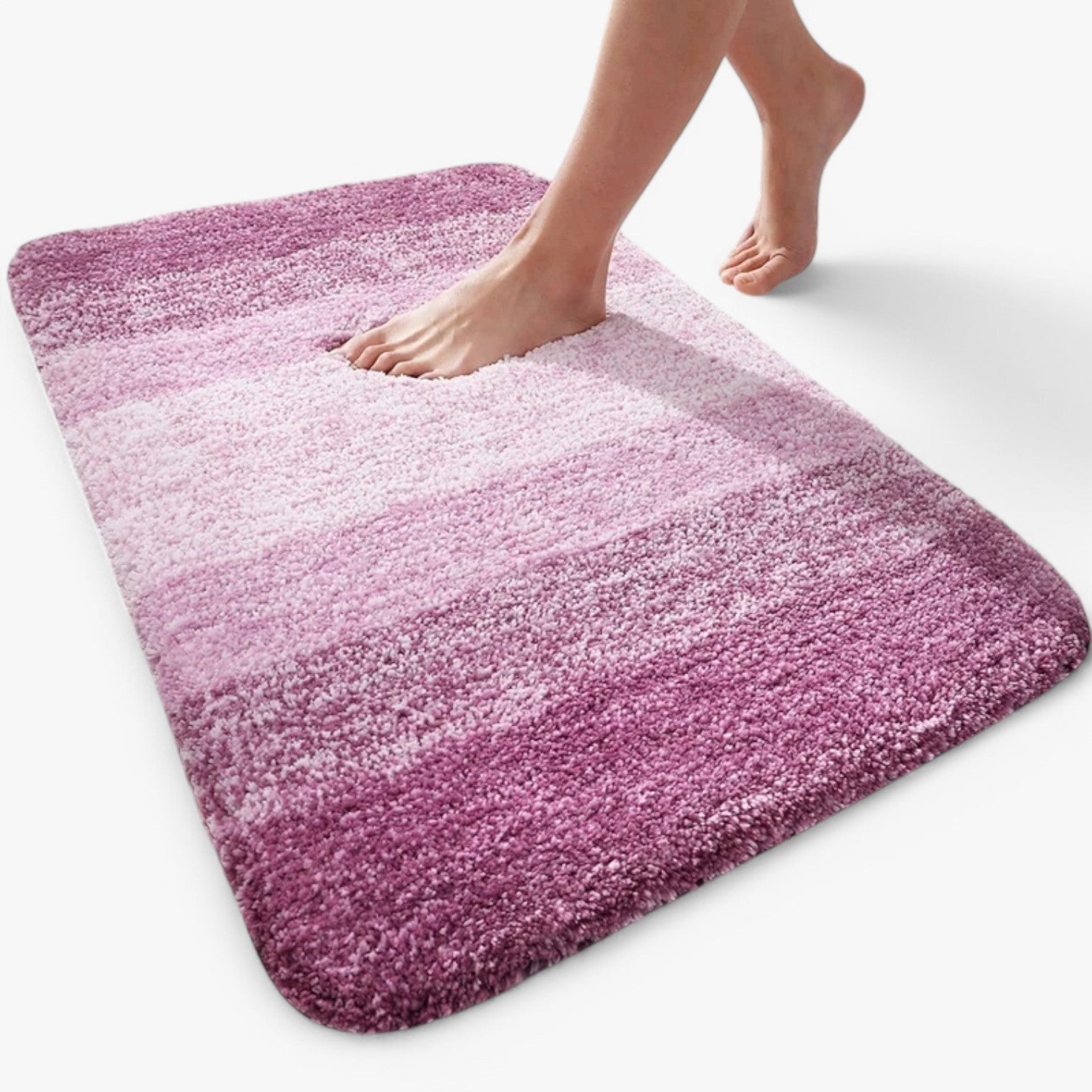 Alfombrilla de baño AquaGuard ultra absorbente antideslizante de secado rápido para pies secos