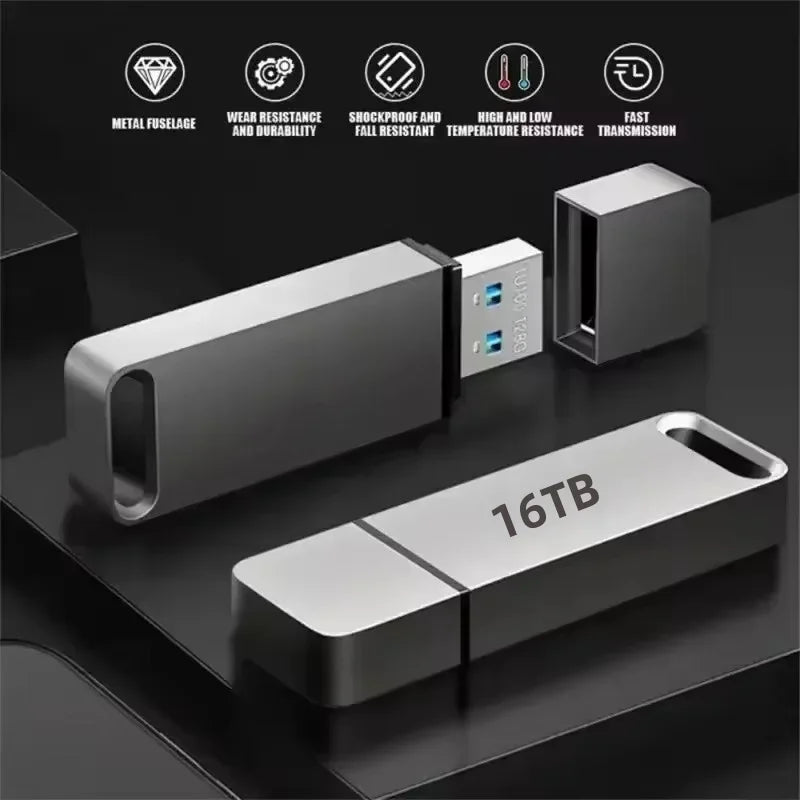 PulseDrive USB 3.2 Flash Drive High Speed Waterproof Shockproof for Windows and Mac