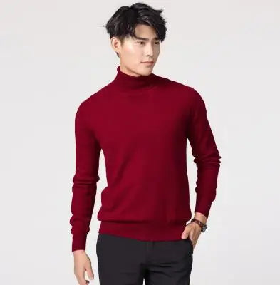 Suéter de cuello alto de cachemira Elliot – Calidez de lujo para hombres | Otoño e invierno 2023