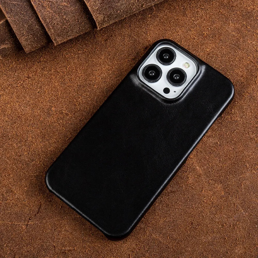 Regal Hide Luxe marhabőr iPhone tok kézzel készítve