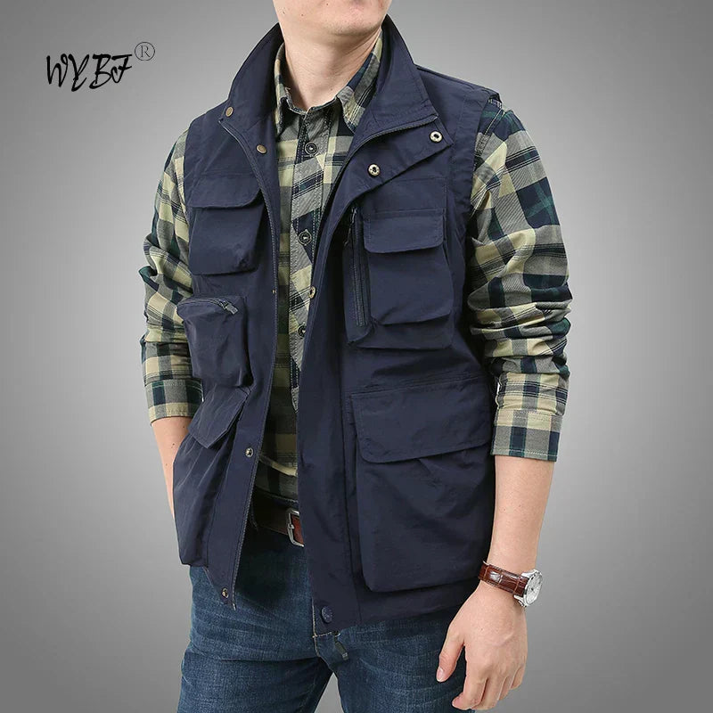 Gilet tactique de randonnée, pêche, cargo / photographe en mesh