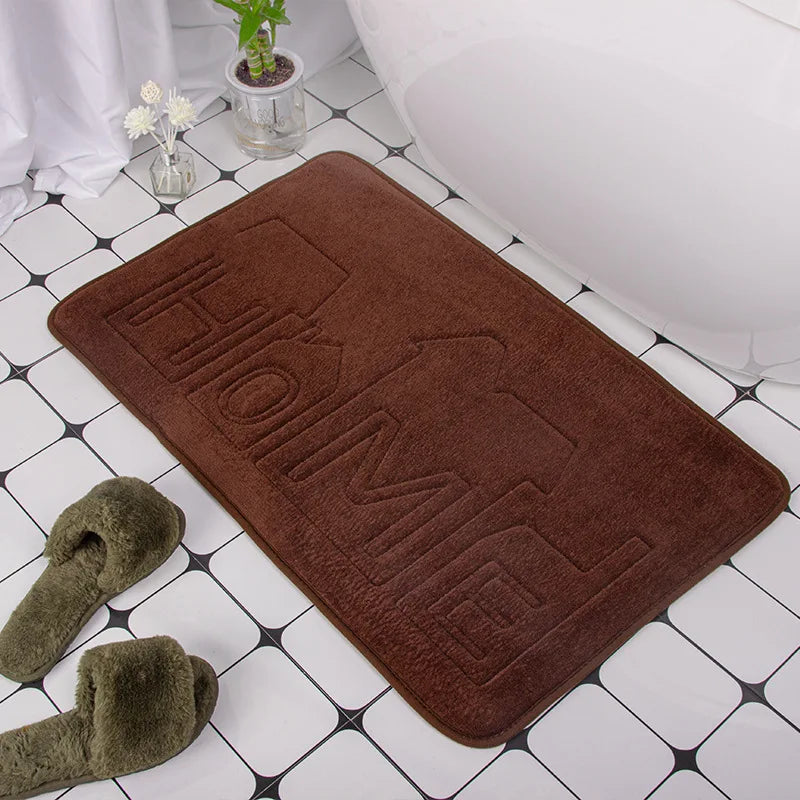 Tapis de bain antidérapant à relief géométrique