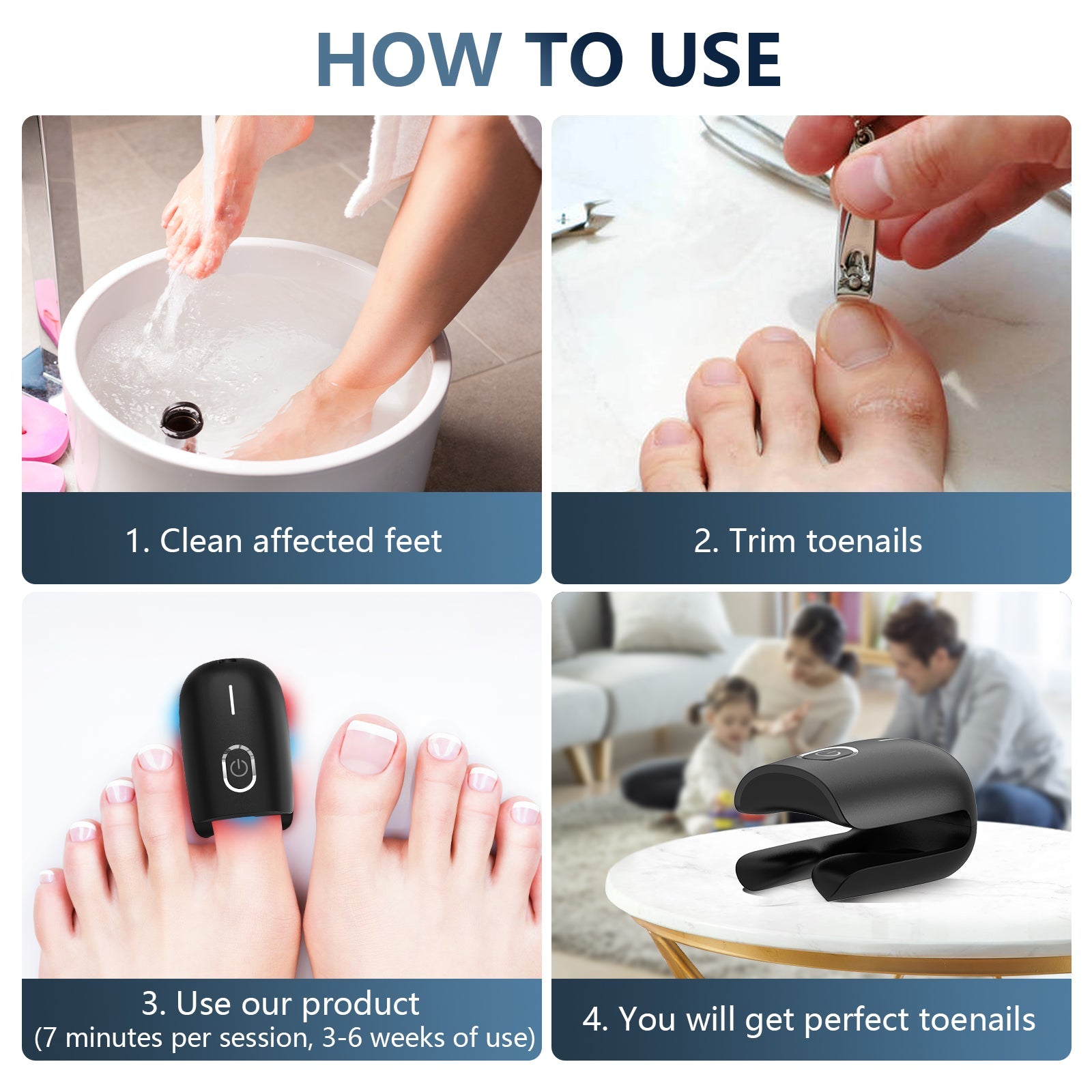 At Home Toenail Fungus Laser Therapy Device For Home Use