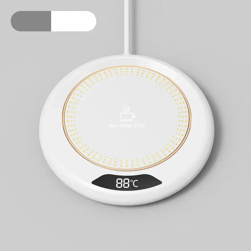 CozyMug USB-varmebrikke – 3-trinns justerbar, konstant temperatur på 55°C