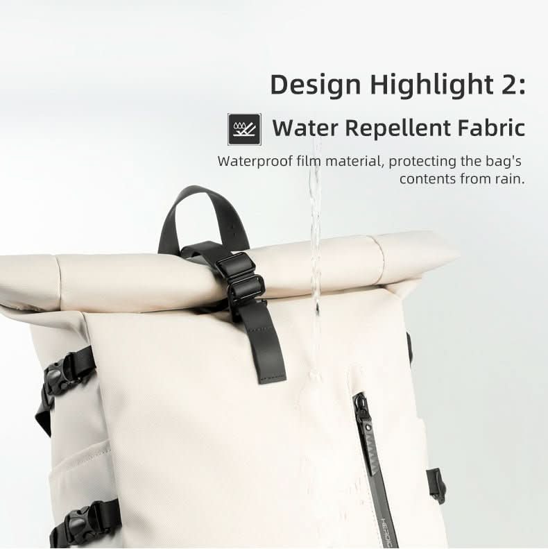 Mochila enrollable y expandible AeroTrail con compartimento para portátil para quienes se desplazan a diario