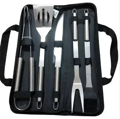 LuxeGrill Edelstahl-Utensilienset für das Grillen im Freien – hochwertige BBQ-Werkzeuge