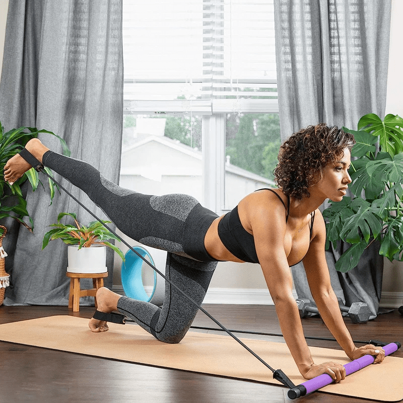 PulseFlex מוט כושר לאימונים ביתיים לפילאטיס ולאימוני כוח ברמה הגבוהה ביותר