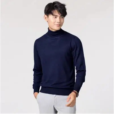 Suéter de cuello alto de cachemira Elliot – Calidez de lujo para hombres | Otoño e invierno 2023