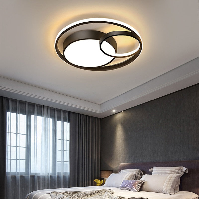 Modern Infinite Circles LED Ceiling – orntli