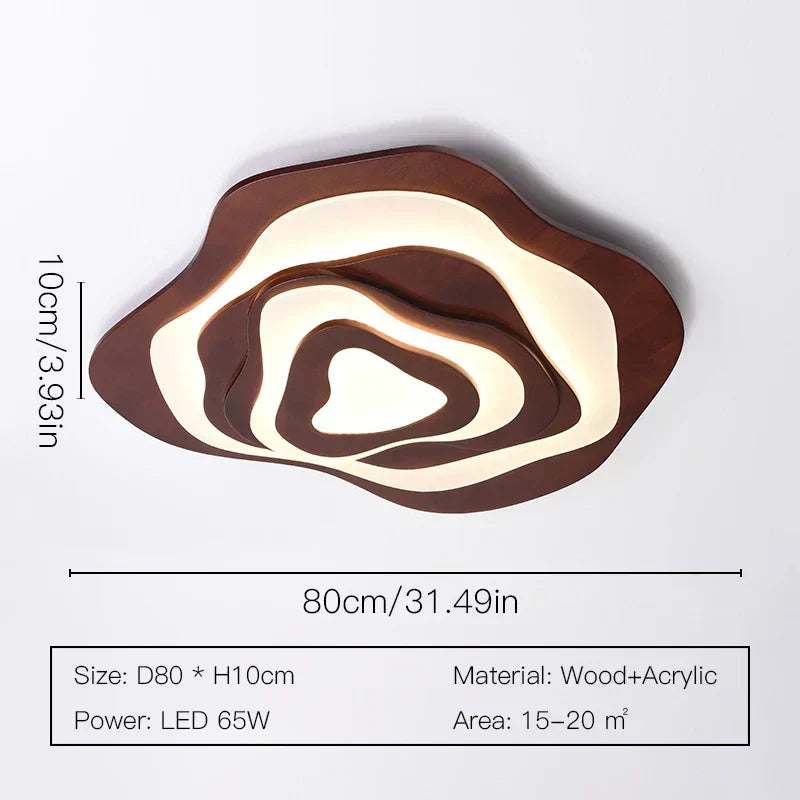 Lustre en bois Zayden