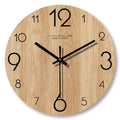 WoodGrain – Reloj de Pared con Diseño de Madera