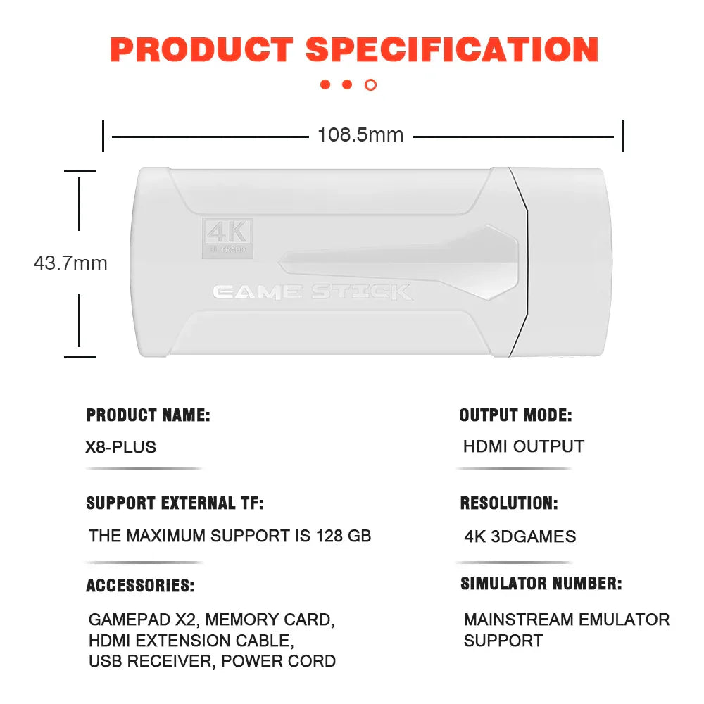 جيم ستيك™ 4k برو + 2 وحدات تحكم PS5