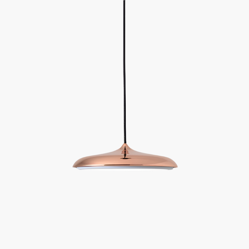 LumiNord | Energy-Efficient 30 cm Minimalist LED Pendant Light in Scandinavian Style for Kitchen and Modern Interiors | Orntli