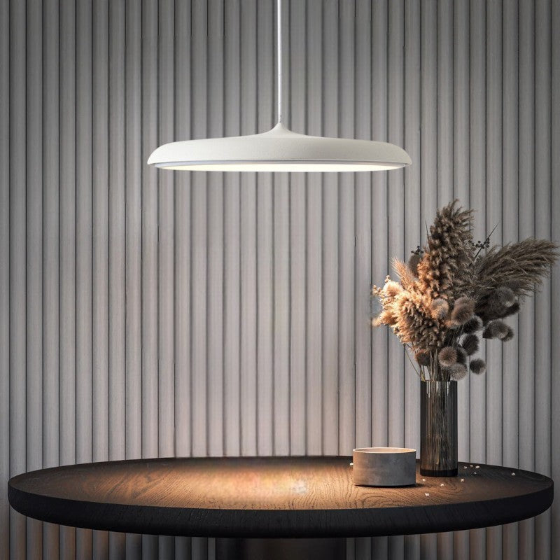 LumiNord | Energy-Efficient 30 cm Minimalist LED Pendant Light in Scandinavian Style for Kitchen and Modern Interiors | Orntli