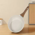 Padella antiaderente profonda TerraStone con rivestimento in pietra minerale per la cucina domestica, compatibile con piani cottura a gas e a induzione