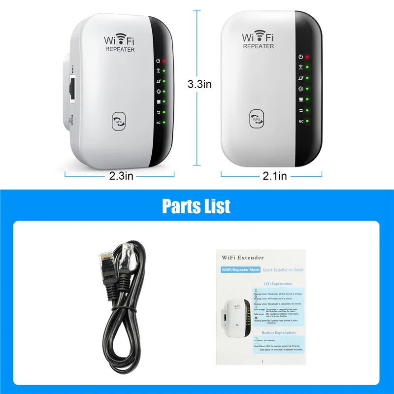 WiFi Forsterker™ - 300 Mbps Trådløs Signalforsterker
