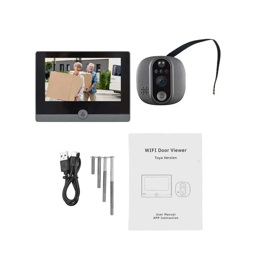 لوميغيت | جرس باب لاسلكي مع رؤية بزاوية واسعة 120° ورؤية ليلية | أورنتلي