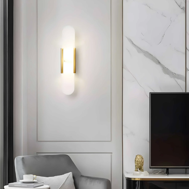 Nordische Alabaster-Wandleuchte – Moderne Alabaster-Designerlampе