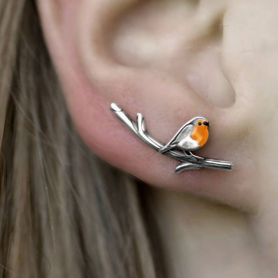 Pendientes inspirados en pájaros para un estilo elegante diario
