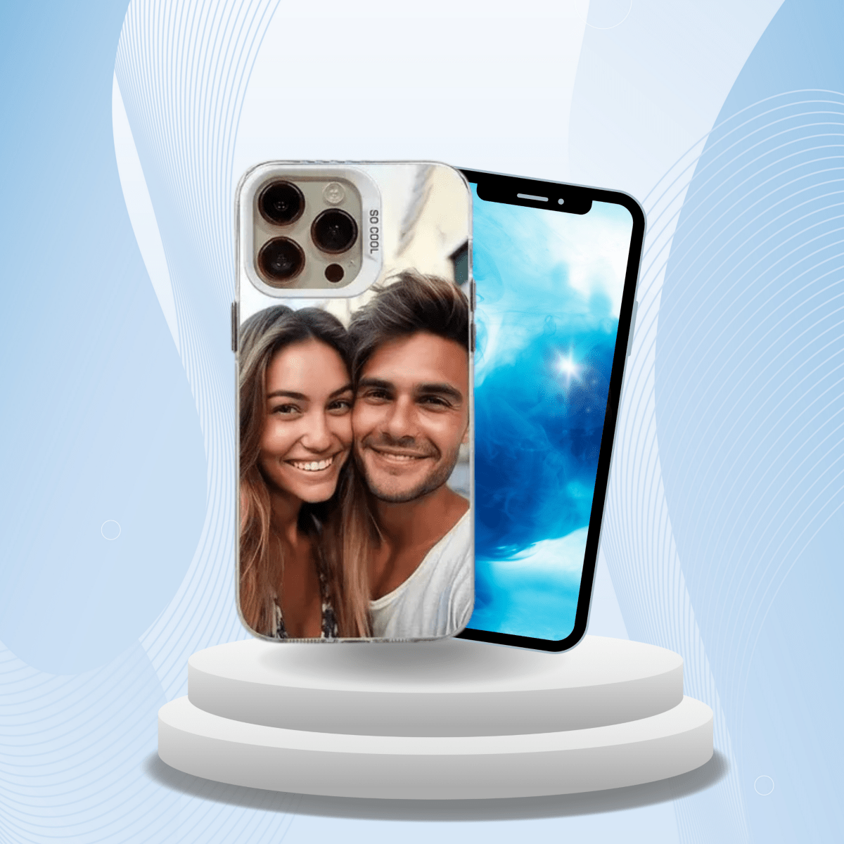 NovaGuard stoßfeste iPhone-Hülle mit Fotopersonalisierung für Kreative
