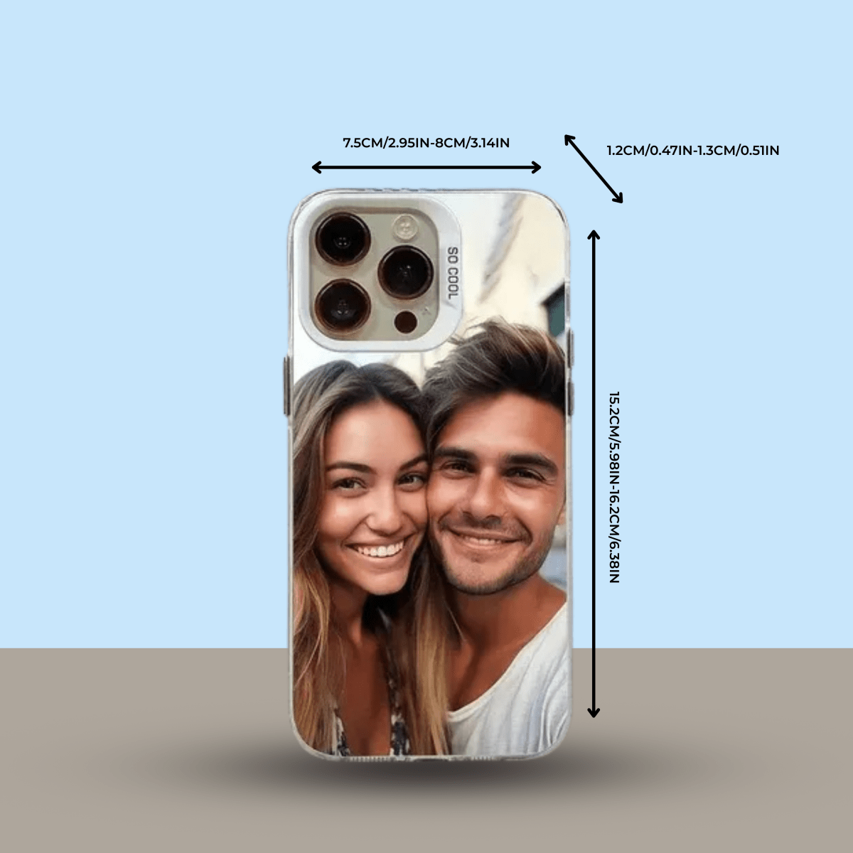 NovaGuard stoßfeste iPhone-Hülle mit Fotopersonalisierung für Kreative