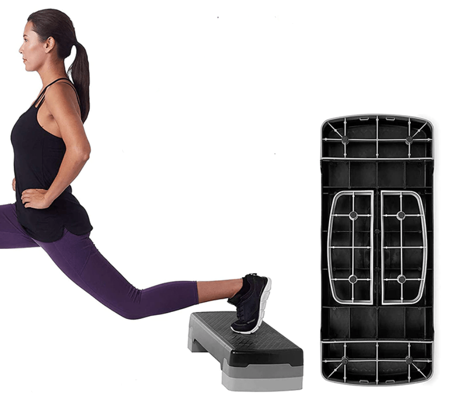 Step fitness regolabile FlexStep per allenamenti a casa con altezza regolabile