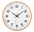NordicTime – Reloj de Pared de Madera Escandinavo Elegante para una Atmósfera Atemporal