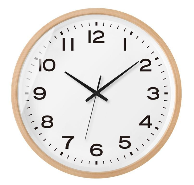 NordicTime – Reloj de Pared de Madera Escandinavo Elegante para una Atmósfera Atemporal