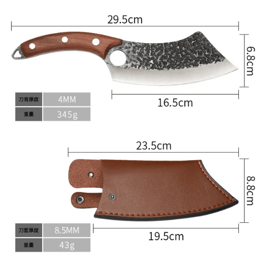 Couteau de chef Hakui à hacher