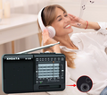 Radio portatile NovaTune D-328 a 12 bande con Bluetooth, lettore MP3 e slot per scheda TF