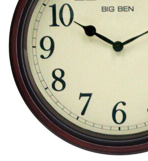 TimelessWood - Jam Dinding Klasik Berwarna Coklat