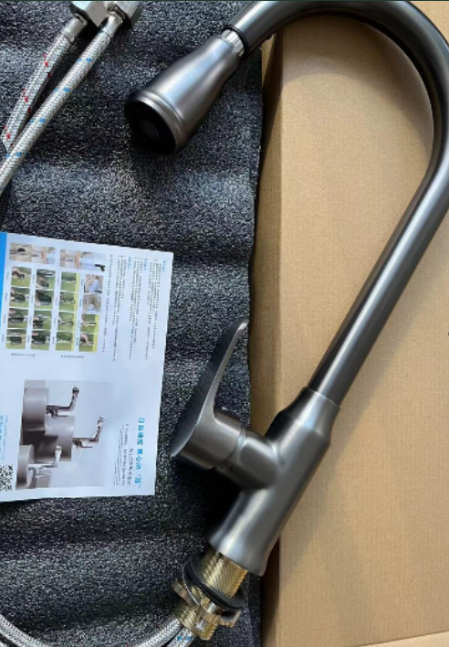 Kellian | タッチ操作式引き出しキッチン蛇口 | Orntli