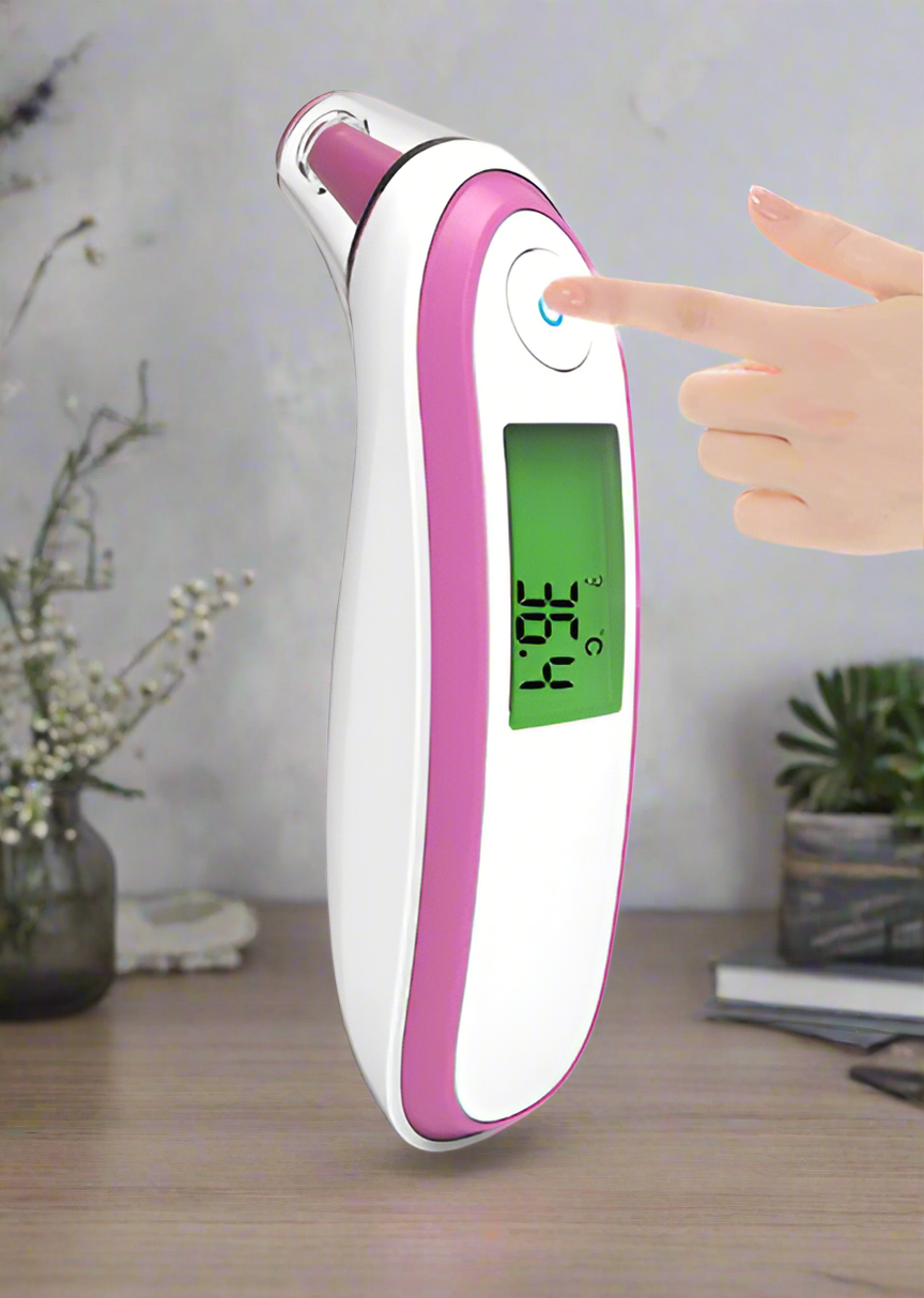 JYHealth Infrarot-Ohr- und Stirnthermometer – Genau & berührungslos für Baby & Erwachsene