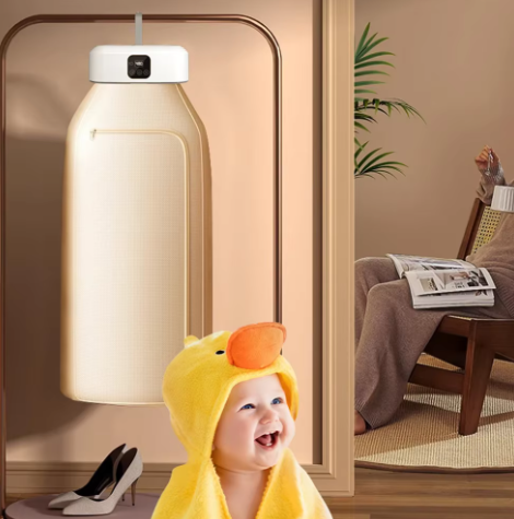 سارة مجفف ملابس محمول مدمج بالأشعة فوق البنفسجية | سريع، قابل للطي وموفر للطاقة