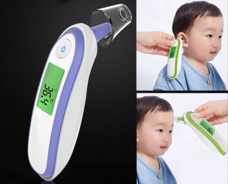 JYHealth Infrarot-Ohr- und Stirnthermometer – Genau & berührungslos für Baby & Erwachsene