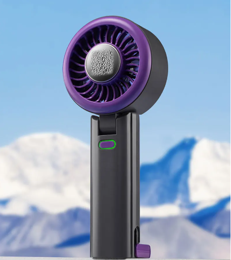 Ventoinha Portátil de Mão AeroChill com Compressa Fria