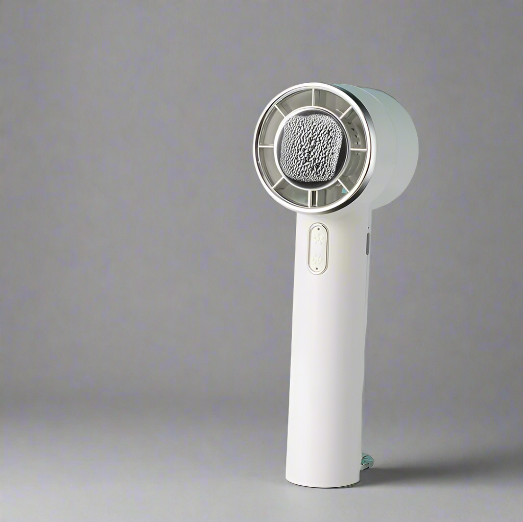 Ventoinha Portátil de Mão AeroChill com Compressa Fria