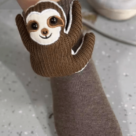 CozyNest House Socks For Home Relaxation With 3D Animal Accent And Non Slip