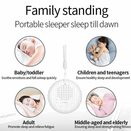 HushWave USB充電式ホワイトノイズ睡眠サポーター 赤ちゃん用 | Orntli