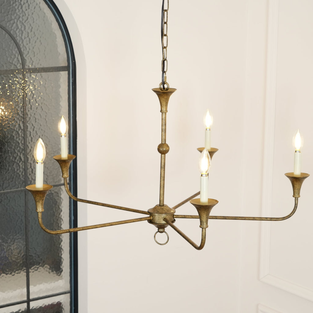 Lampadario Lustra a candele — Elegante, 39.4″/100cm