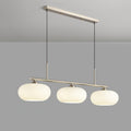 Sculptural 3-Light Adjustable Height Pendant Light