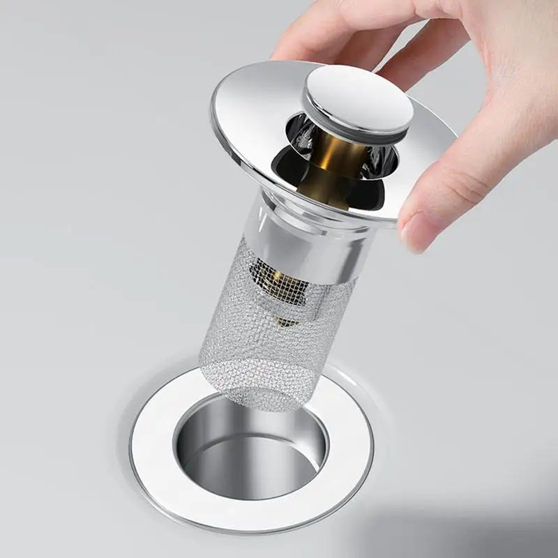 Banyo Lavabo Koruması için Tahliye Filtresi ve Tıkaç
