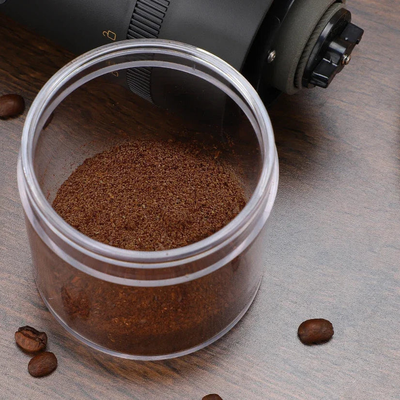 Macchina Elettrica per Macinare Caffè – Ricaricabile via USB, Macinacaffè Professionale a Cono per una Macinatura Precisa dei Chicchi