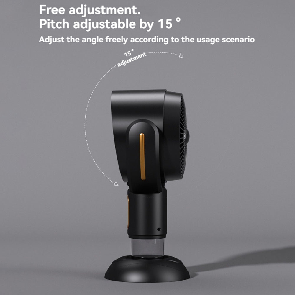 Kraftig bærbar røyk- og luftrenser med vifte for alle rom, oppladbar