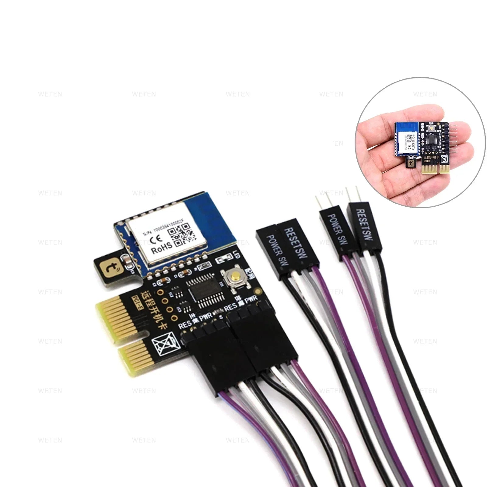 مفتاح إعادة تشغيل طاقة الكمبيوتر Zara Tuya WiFi Zigbee – متوافق مع أليكسا وجوجل