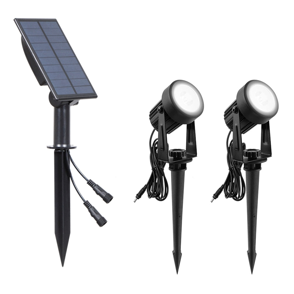 Solární reflektor vodotěsný IP65 solárně napájený LED