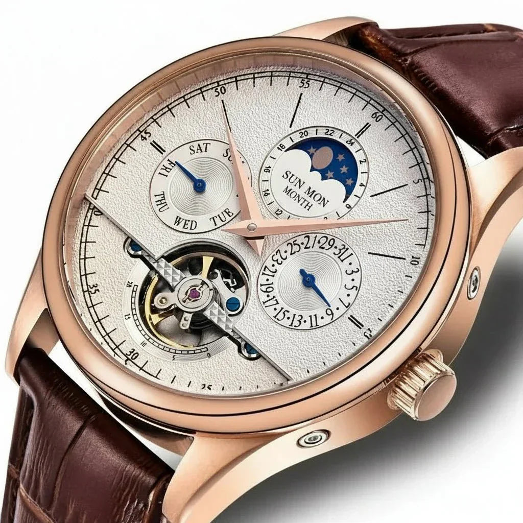 AsterTime automatische mechanische Herrenuhr mit Selbstaufzug und präzisem Uhrwerk