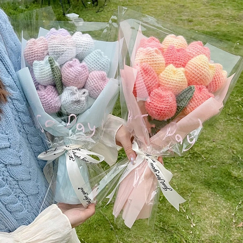 手作りのかぎ針編みフローラルアクセント | Orntli